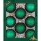 Christmas by Krebs 8ct Green Matte Glass Christmas Ball Ornaments 2.5" (67mm)